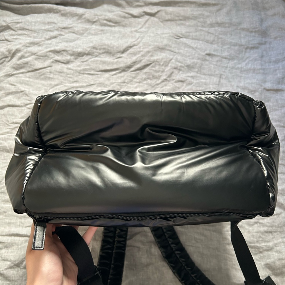BEIS The Cargo Puff Backpack in Black Travel - Picture 6 of 13